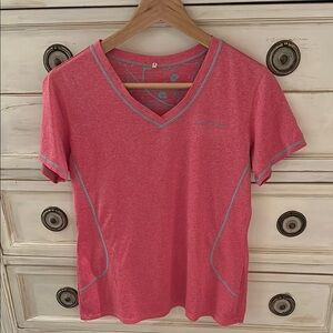 Brooks Pink Fitted Short Sleeve T-Shirt
